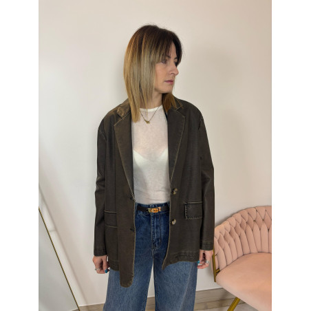 MELY: giacca oversize invecchiata