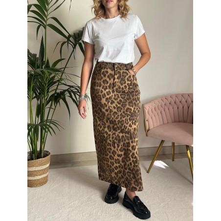 LEO: gonna lunga leopardata