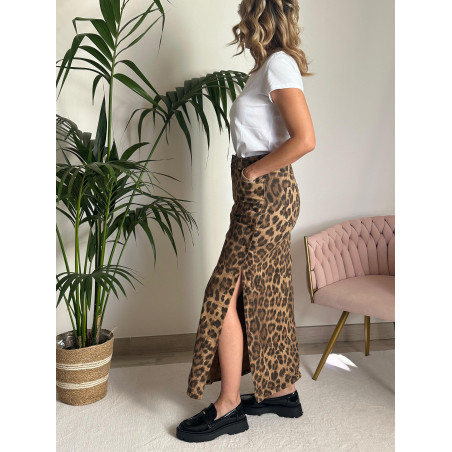 LEO: gonna lunga leopardata