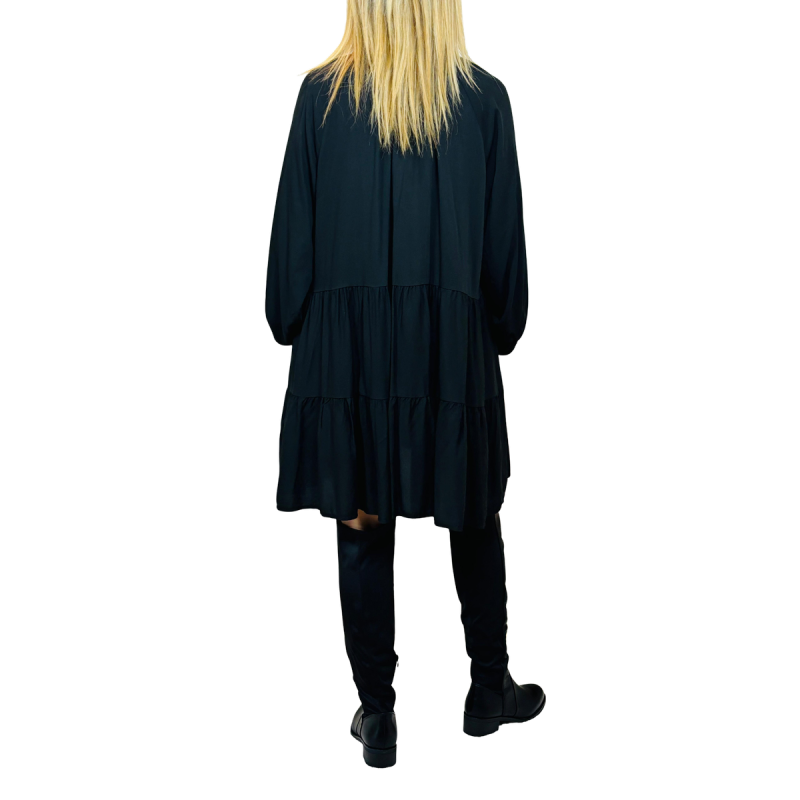 MICHELA: abito corto in viscosa