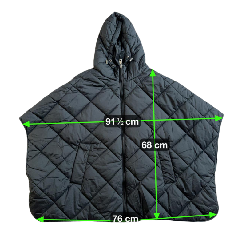 SVEVA: giacca gilet trapuntata oversize con cappuccio | Vicine a ME