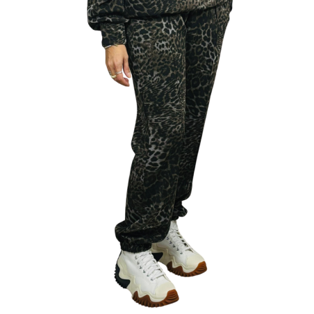 LUCE: pantalone leopardato con elastico in vita | Vicine a ME