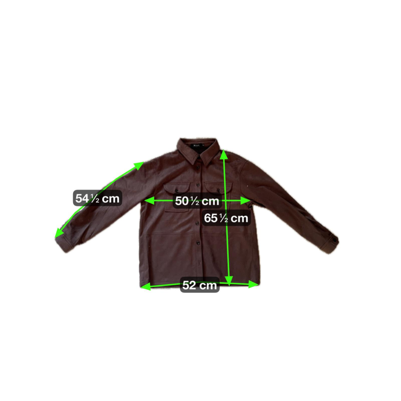 ATENA: camicia over effetto suede con tasche | Vicine a ME