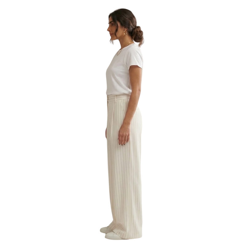 DOROTEA: pantaloni a righe con gamba ampia | Vicine a ME