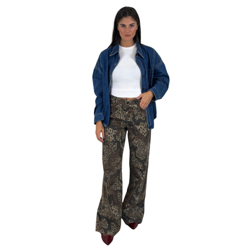 NILLA: Camicia in jeans con tasca e chiusura bottoni | Vicine a ME