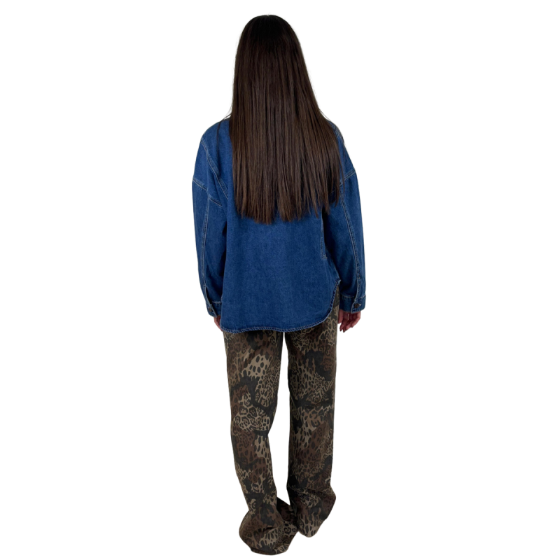 NILLA: Camicia in jeans con tasca e chiusura bottoni | Vicine a ME