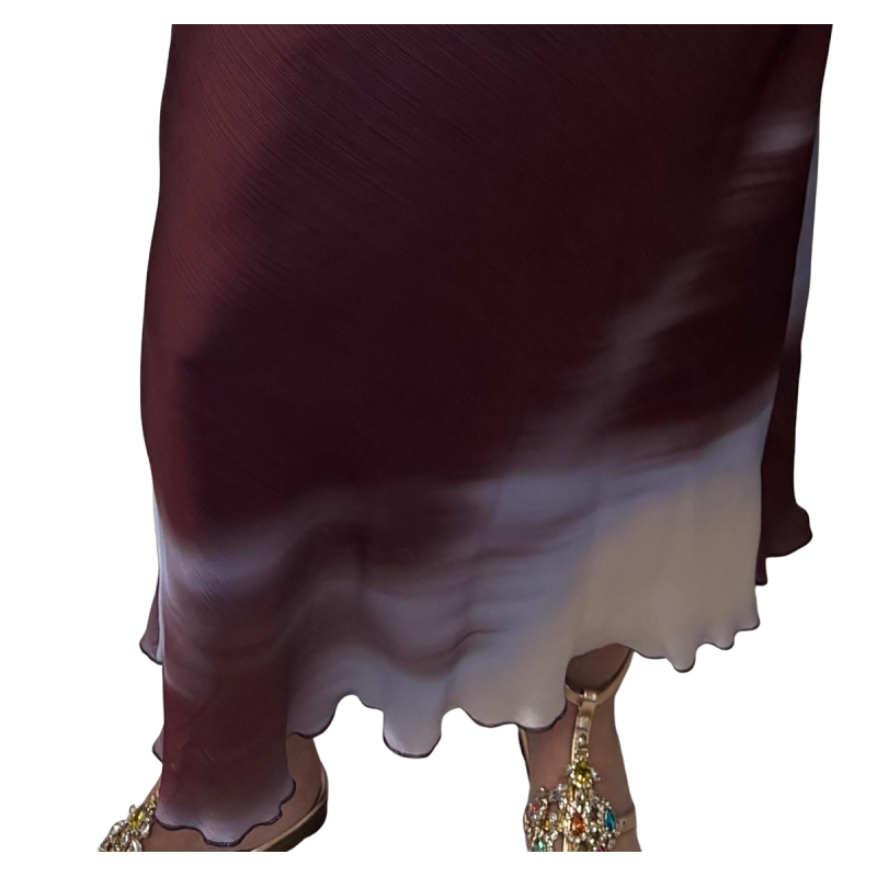 SABRINA: gonna svasata effetto chiffon elegante | Vicine a ME