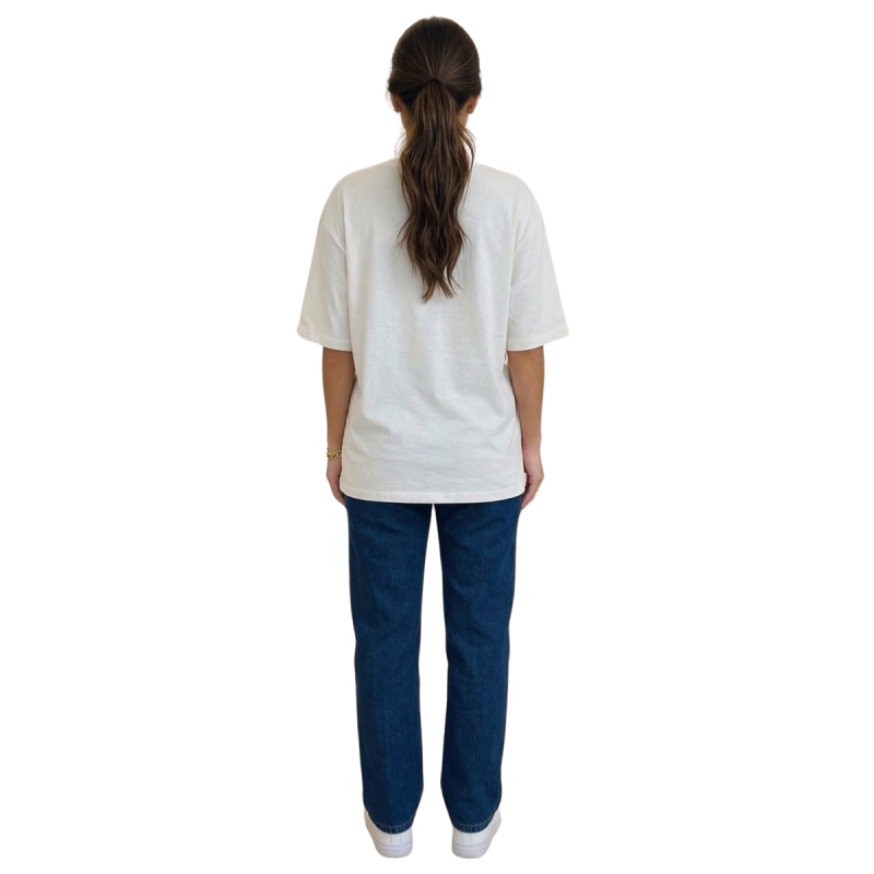 IOLE: maxi maglia donna in cotone con stampa | Vicine a ME
