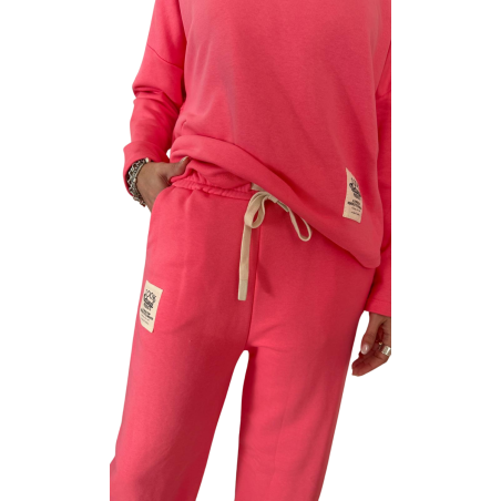 MINA: coordinato donna cotone con pantalone carota | Vicine a ME