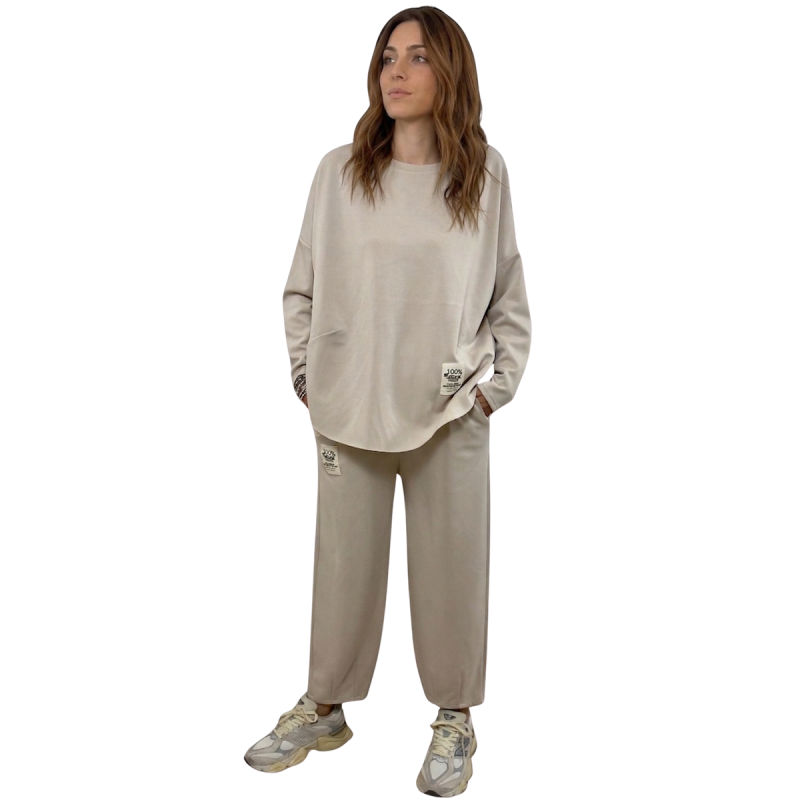 SAMIRA: completo felpa e pantalone scuba | Vicine a ME