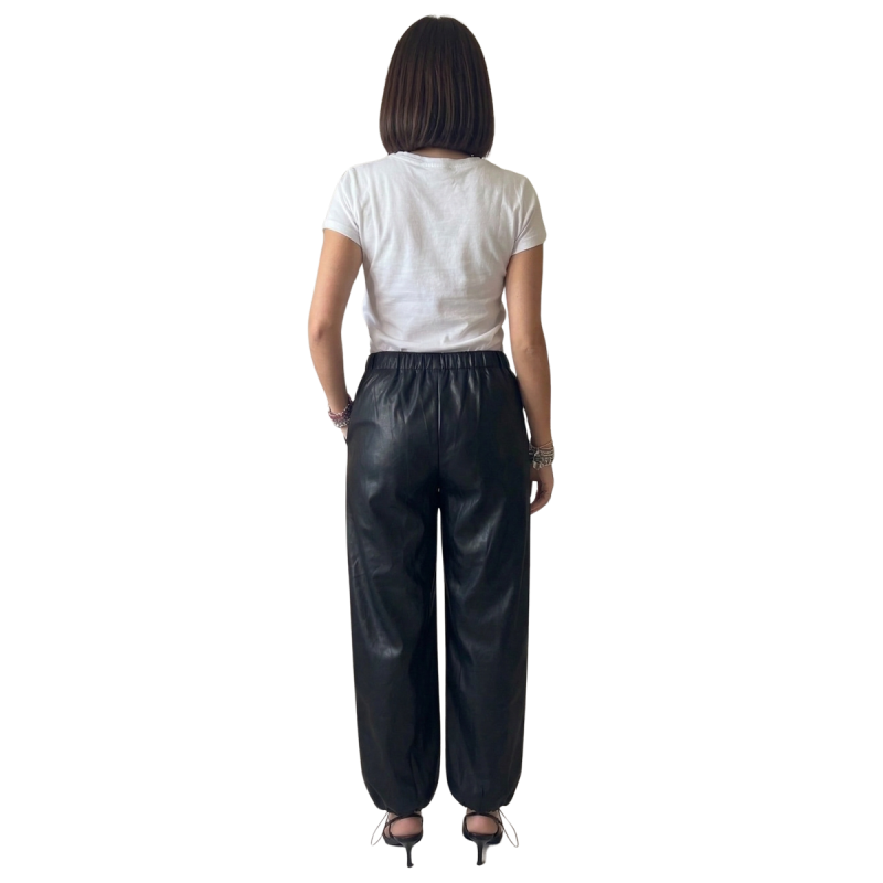 DONATELLA: pantalone ecopelle donna gamba dritta | Vicine a ME