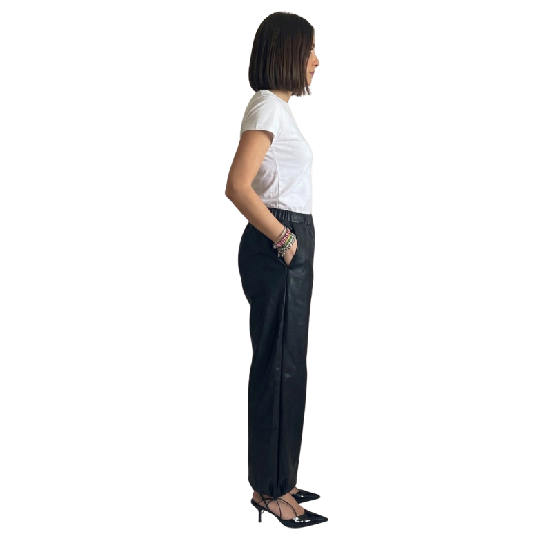 DONATELLA: pantalone ecopelle donna gamba dritta | Vicine a ME