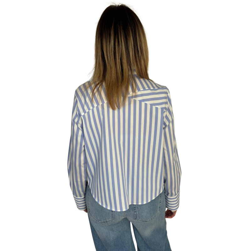 MARA: camicia donna oversize a righe in cotone | Vicine a ME