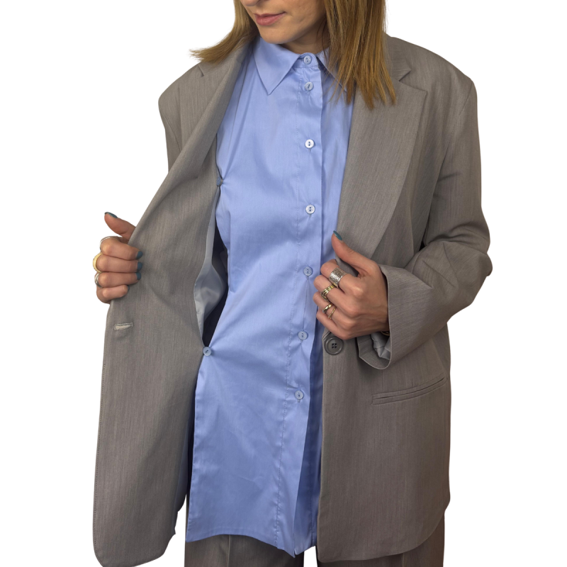 RITA: blazer donna oversize con camicia incorporata | Vicine a ME