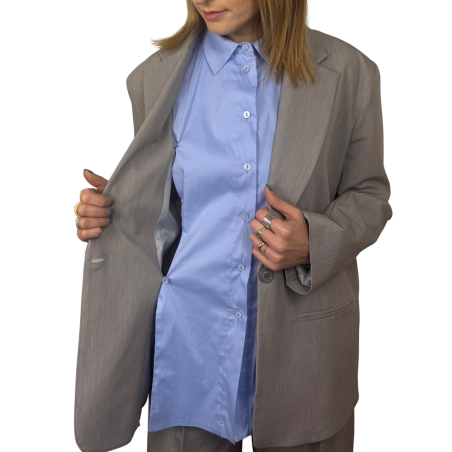 RITA: blazer donna oversize con camicia incorporata | Vicine a ME
