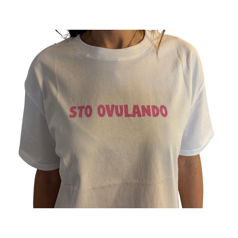 FIAMMA: t-shirt donna cotone con stampa lettering | Vicine a ME