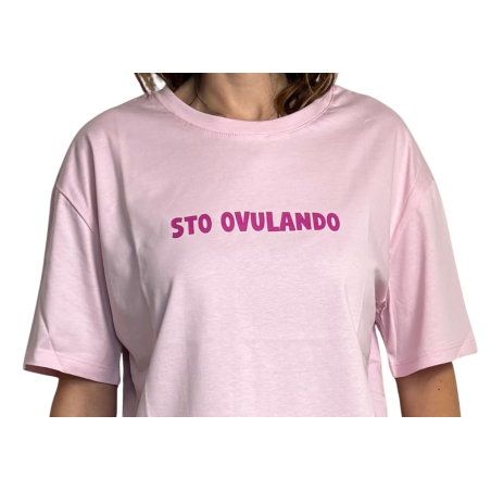 FIAMMA: t-shirt donna cotone con stampa lettering | Vicine a ME