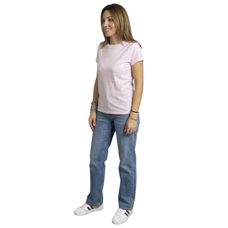 EMILY: t-shirt donna cotone girocollo sfiancata | Vicine a ME
