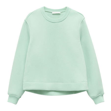 ORNELLA: felpa donna girocollo in cotone basic | Vicine a ME