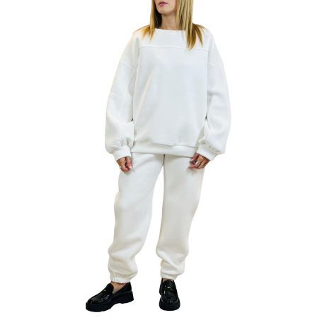 Jogger donna felpato cotone con elastico | Vicine a ME