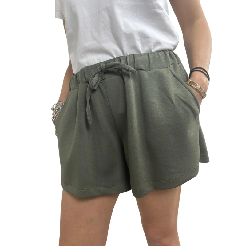AIDA: shorts donna con elastico e lacci | Vicine a ME