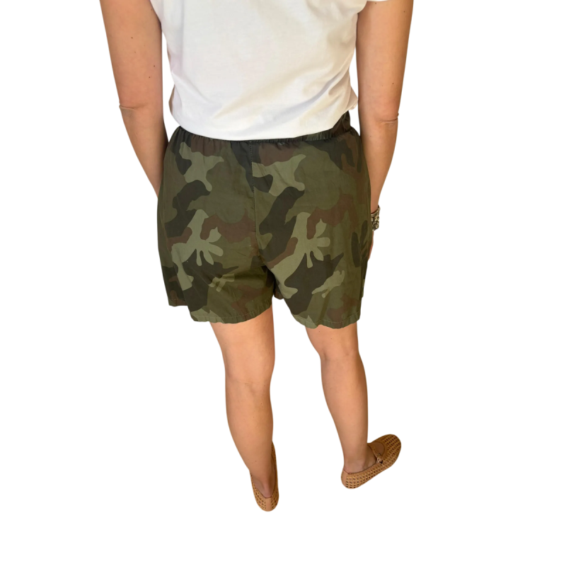 KELLY: shorts mimetici in cotone con elastico | Vicine a ME