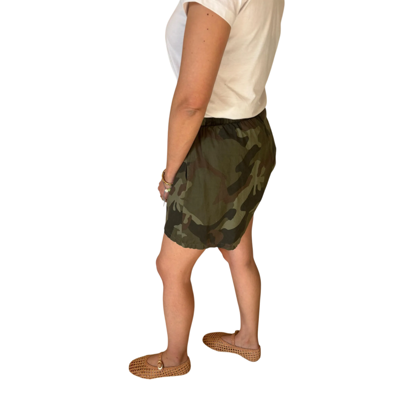 KELLY: shorts mimetici in cotone con elastico | Vicine a ME