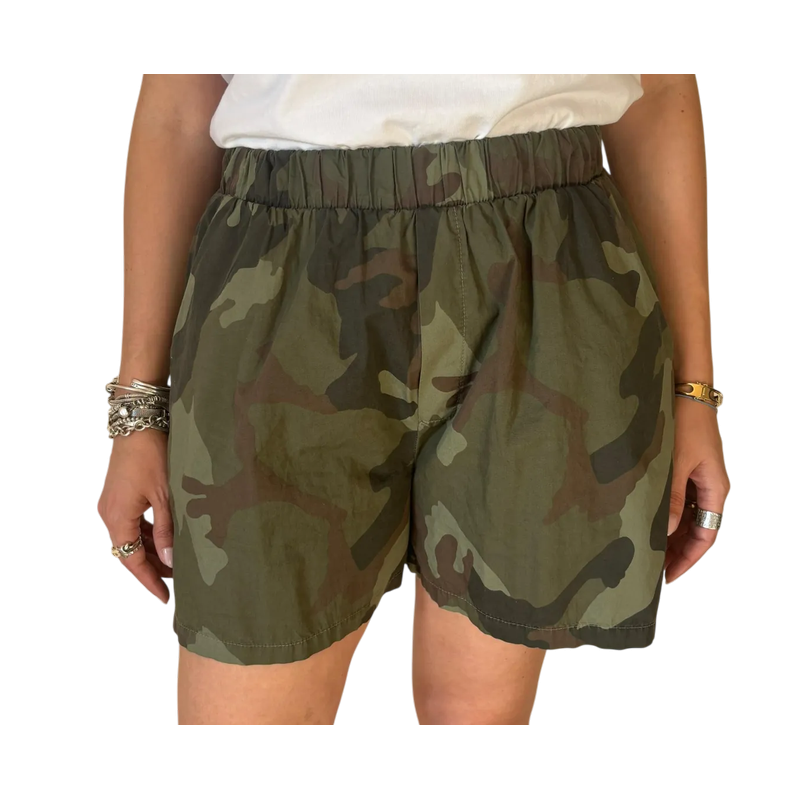KELLY: shorts mimetici in cotone con elastico | Vicine a ME