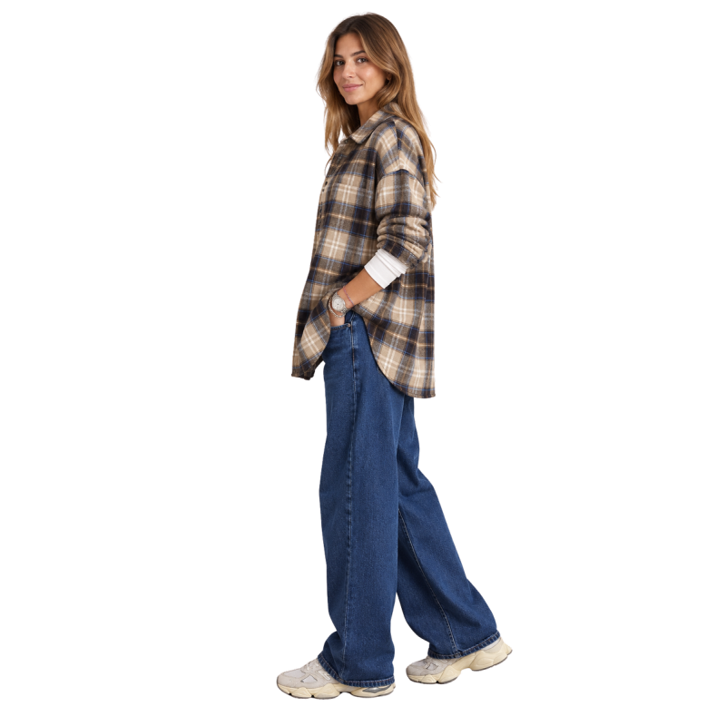 Tilde: Camicia Tartan in Flanella | Vicine a ME